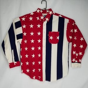 Brooks & Dunn Mens XL Panhandle Slim Patriotic